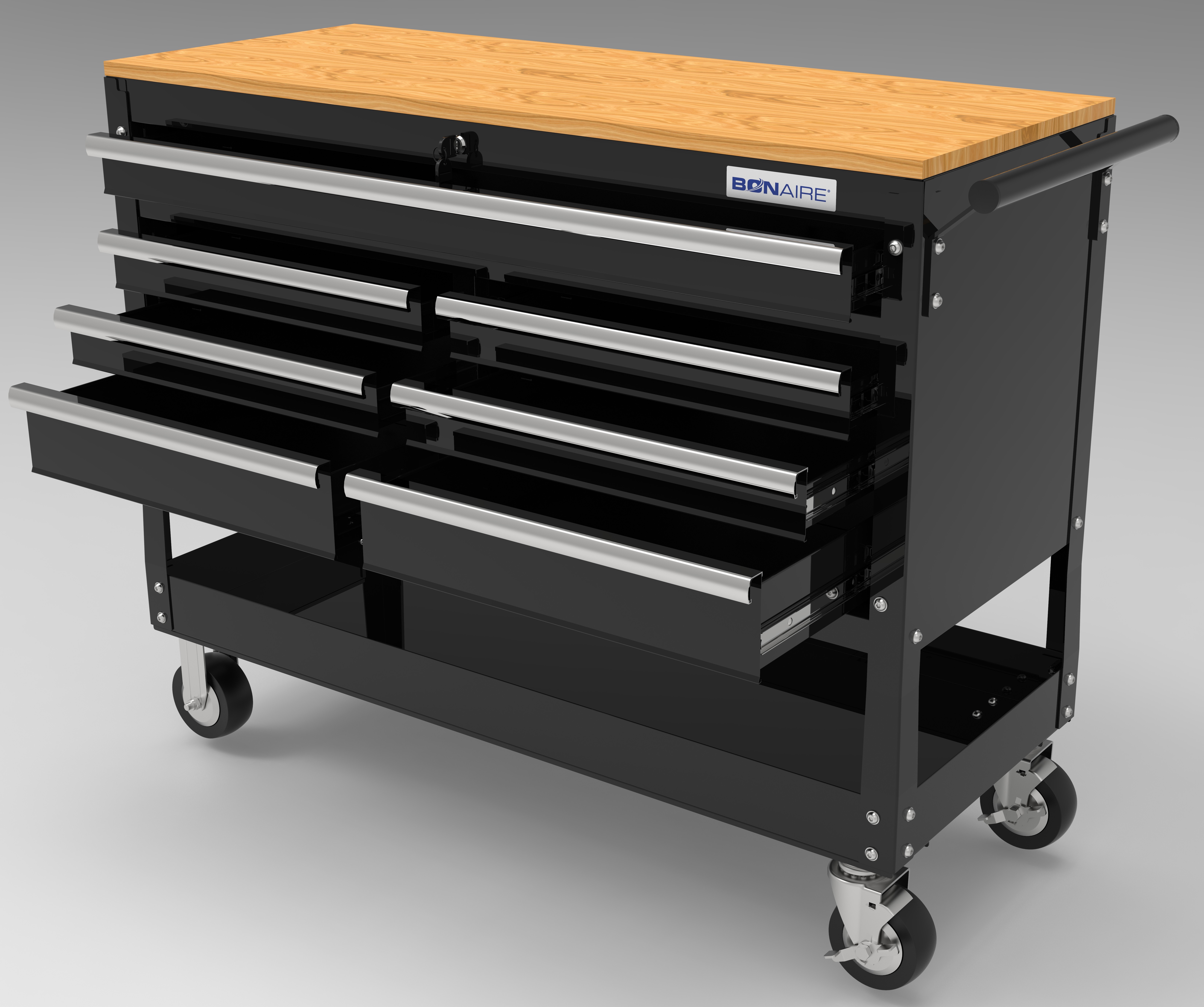 46" 7 Drawer Tool Cart