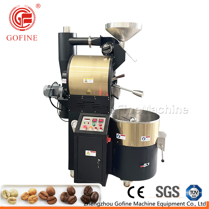 Gofine electric heating coffee bean roaster machine of household 1kg 2g 3kg