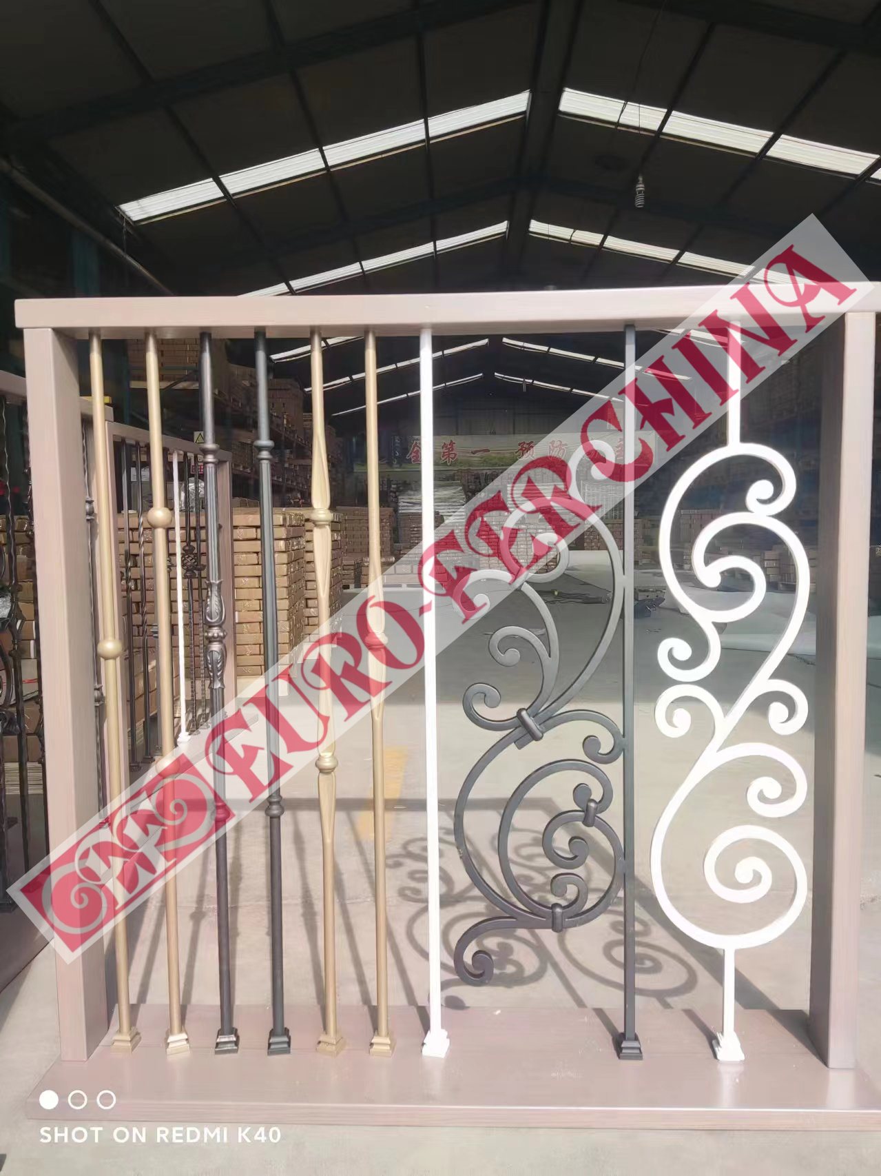 Iron stair balusters stair bars