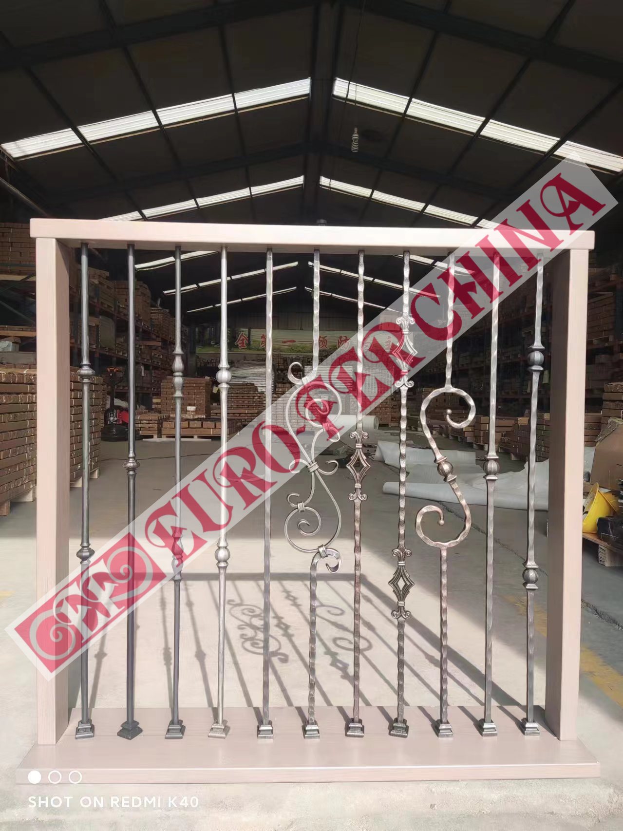 Iron stair balusters stair bars