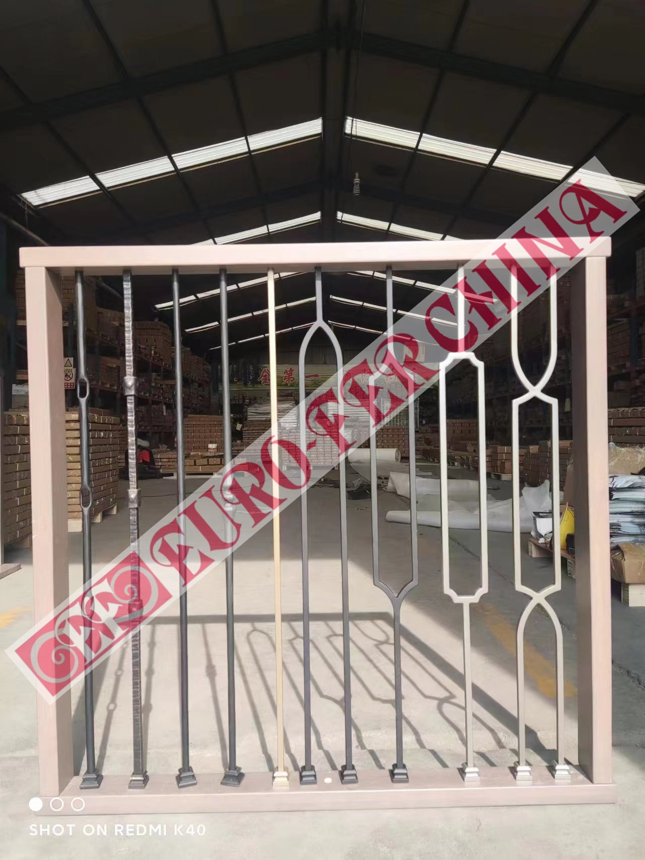 Iron stair balusters stair bars