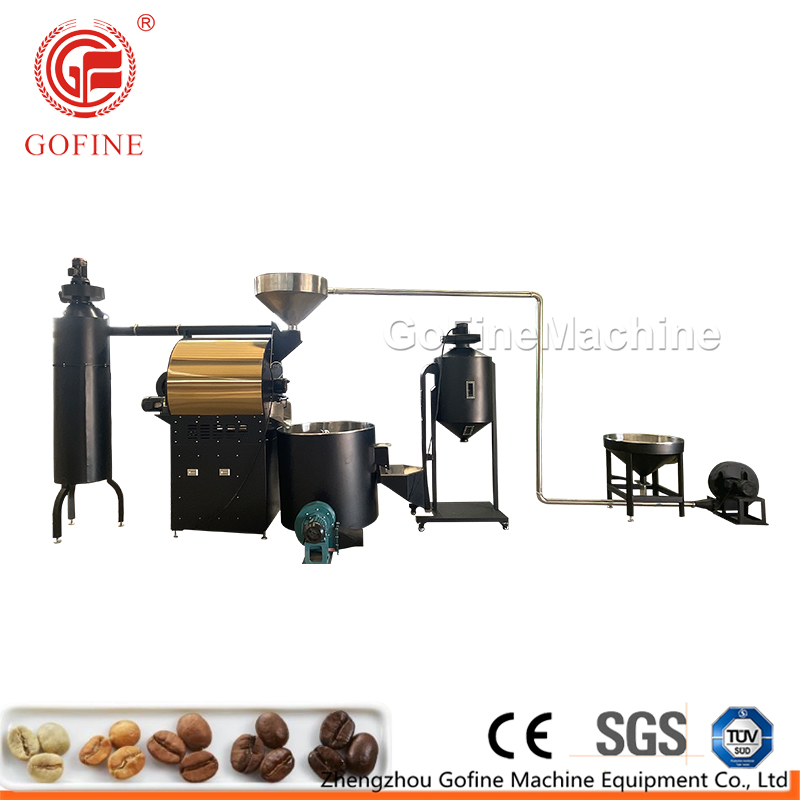 Gofine industrial commercial coffee roaster machine of 30kg 60kg 120kg 200kg