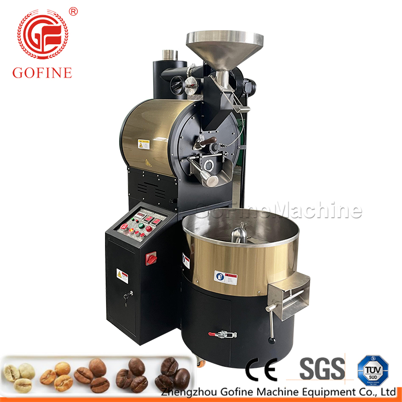 Gofine coffee bean roaster grinder equipment for CE certification