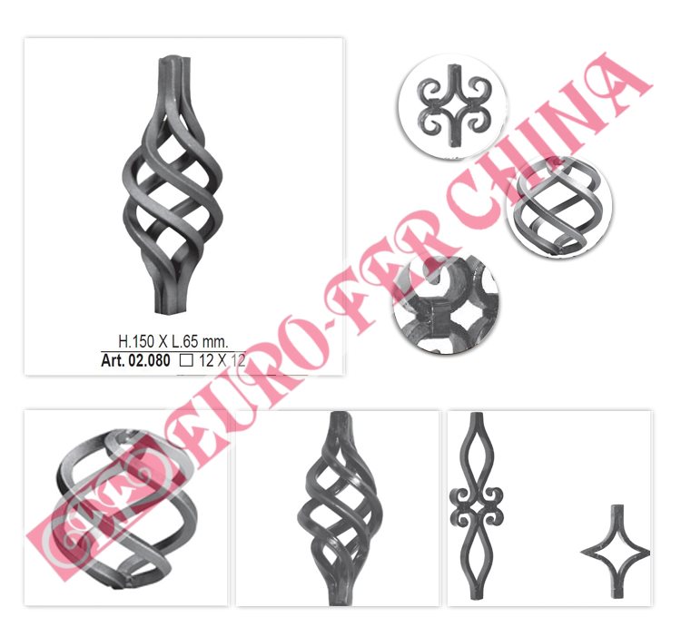 iron baluster components