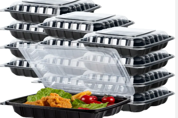 Disposable plastic container
