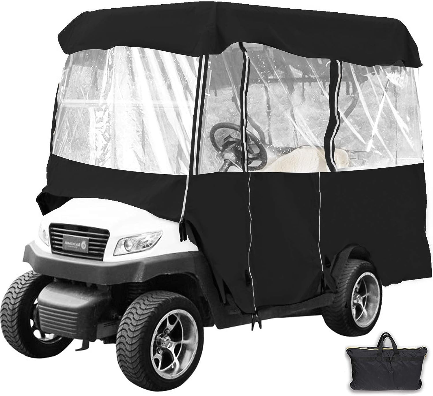 4C - Golf Cart Enclosure 4-Person Golf Cart Cove 300D Waterproof