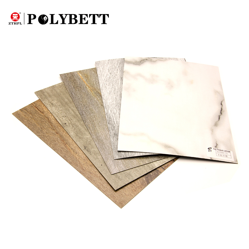 Decorative high pressure laminate sheet 1mm 2mm 3mm HPL panel board for bathroom cabinets furniture