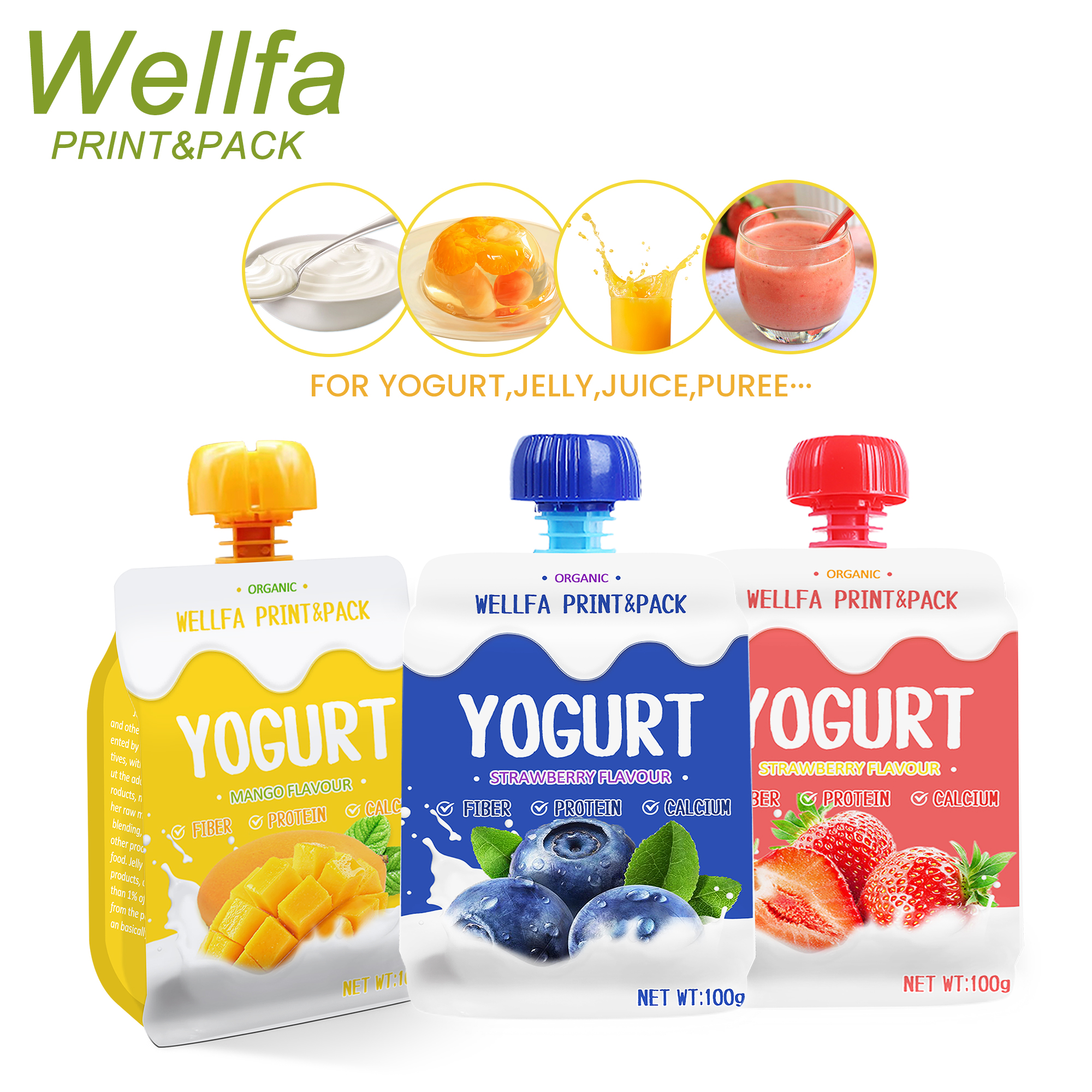 Juice drink spout pouch