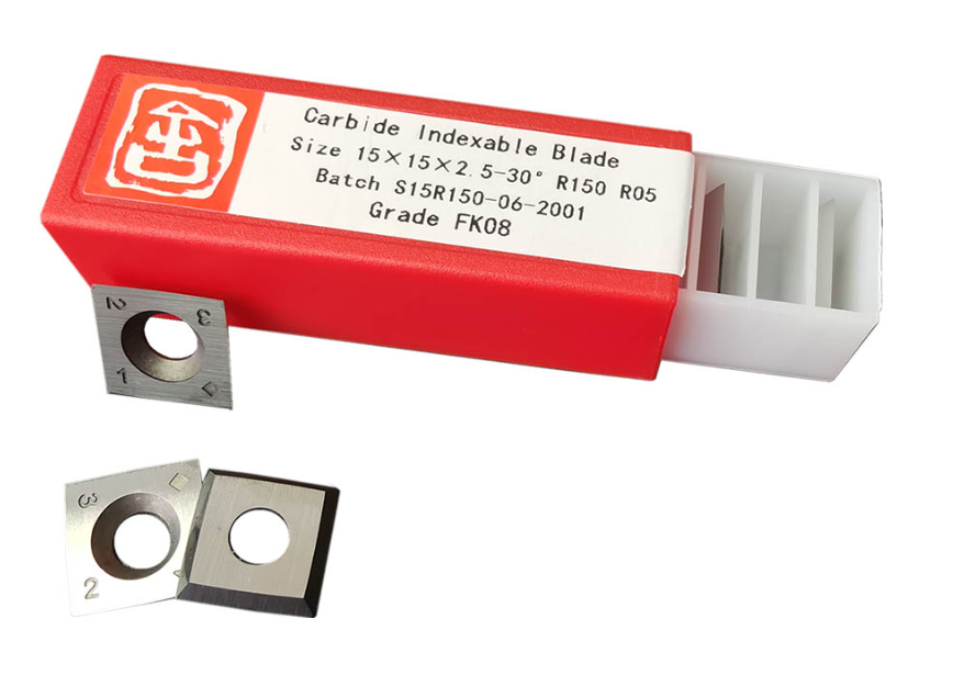 FHONK 15*15*2.5-30°R150 4R0.5Reversible Blade Indexable Insert for Woodworking Tools