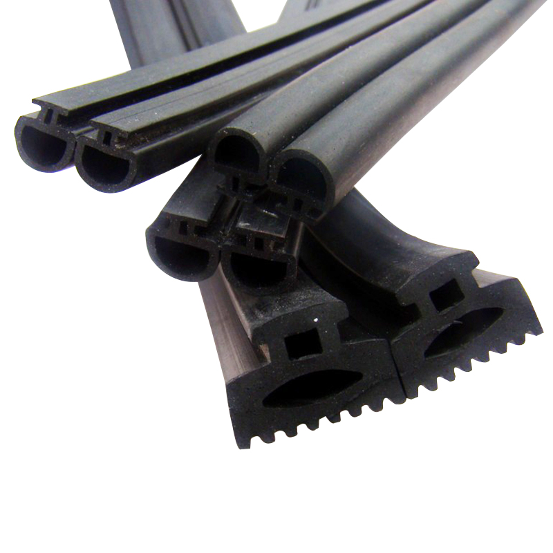 Rubber sealing strip for door and windows