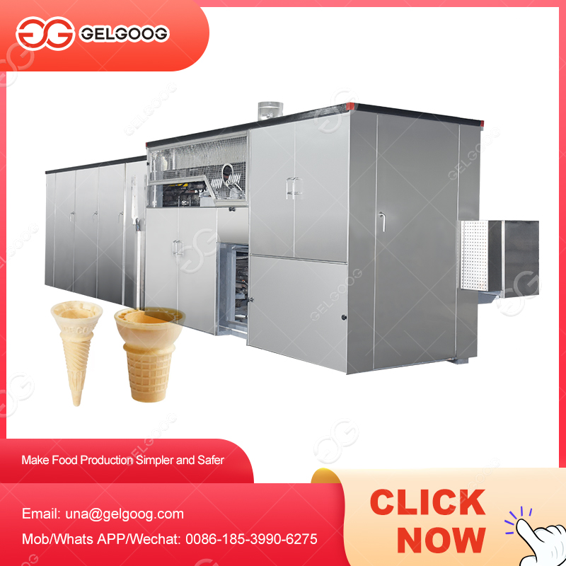 Multi Functional Wafer Ice Cream Cone Machine Ice Cream Wafer Cone Production Line