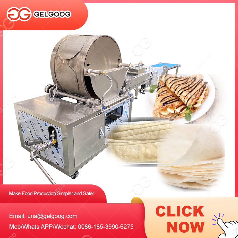 Automatic Lumpia Wrapper Machinery Samosa Pastry Sheet Rice Paper Spring Roll Skin Making Machine