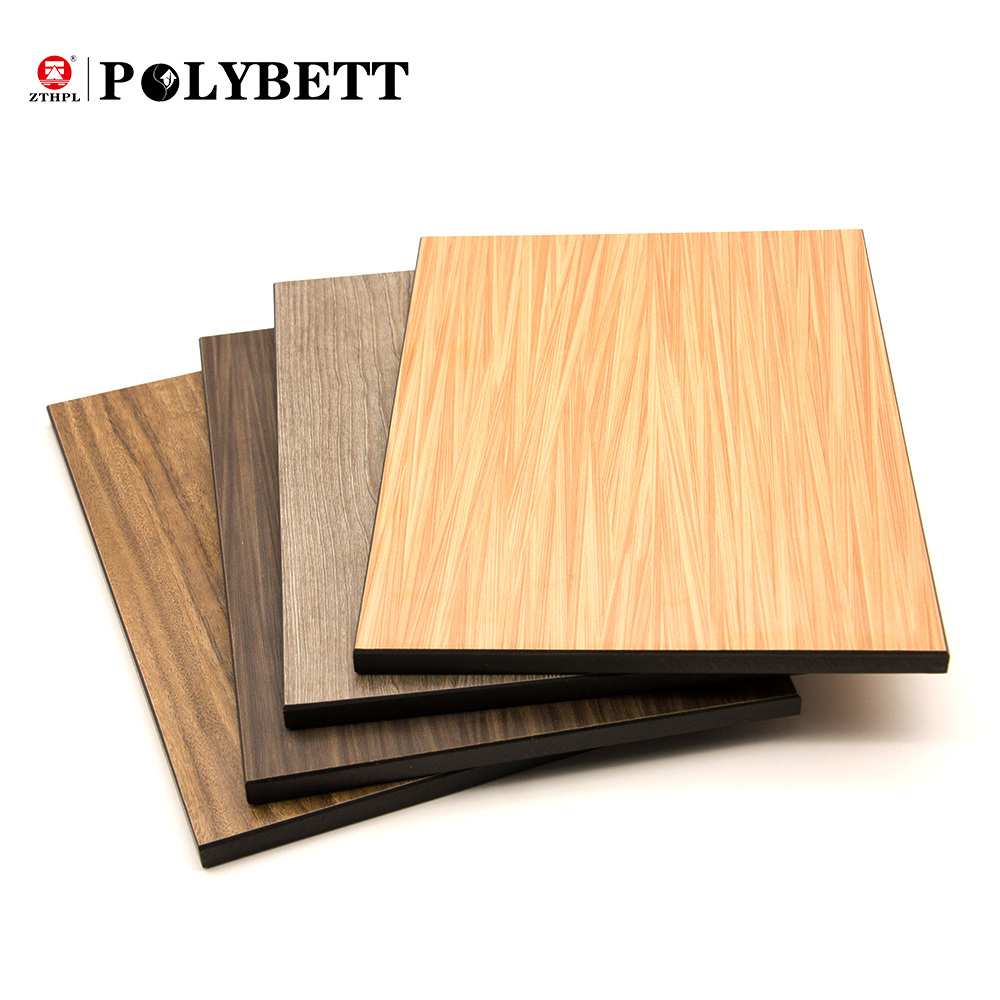 Polybett 12mm Hpl Phenolic Laminate Panels for Outdoor Tabletop Finishing Use Material