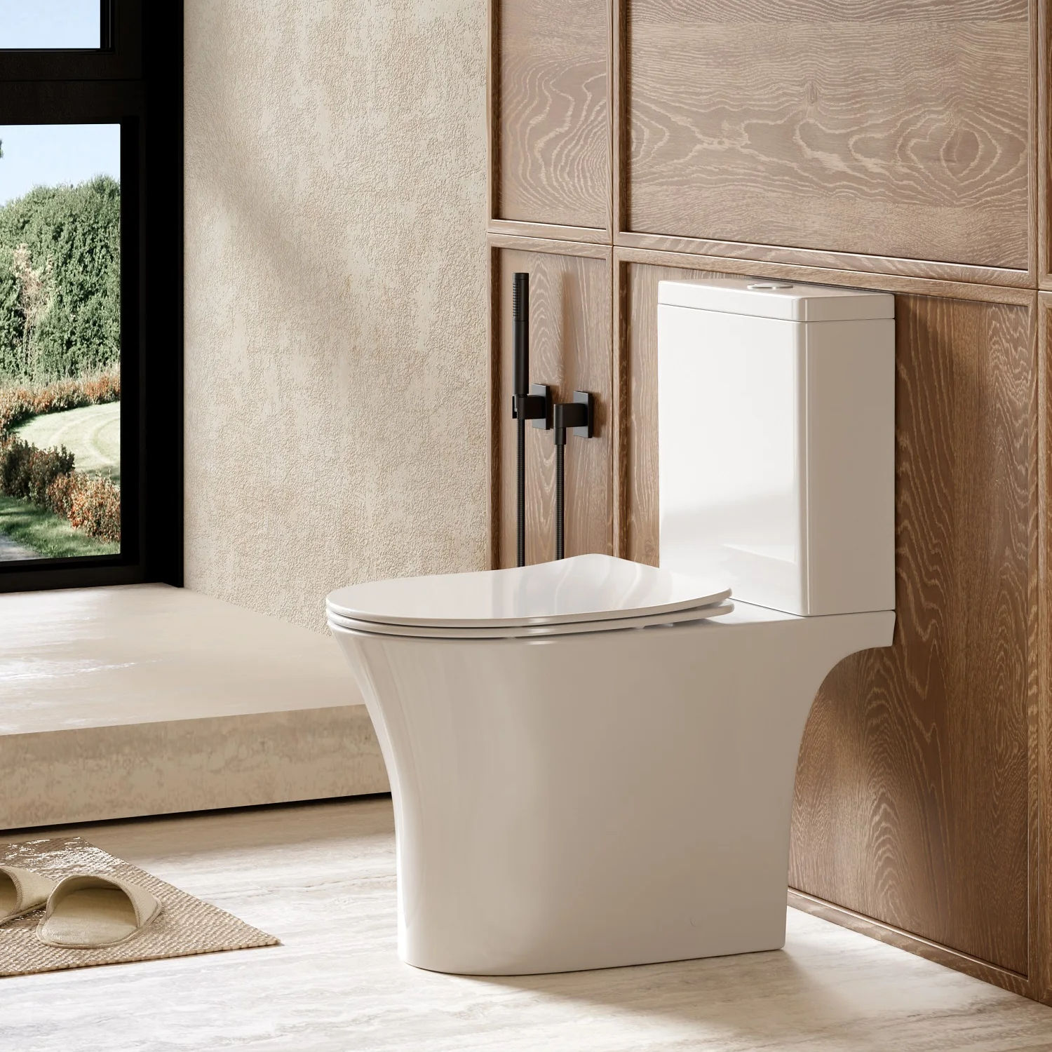 Toilet Sanitary Ware Classic Design Two Piece Toilet Sanitary Items Chinese Flushing WC Toilet