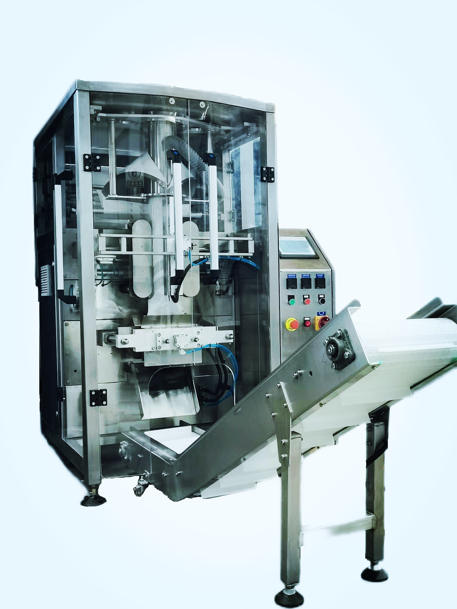 automatic VFFS packing machine detergent, flour, bean, grain, coffee, tea, liquid, pop corn, chip