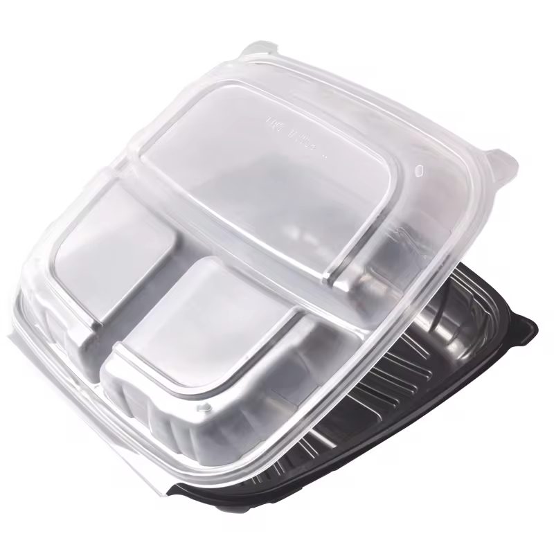 Lesui disposable microwavable plastic PP food takeaway container