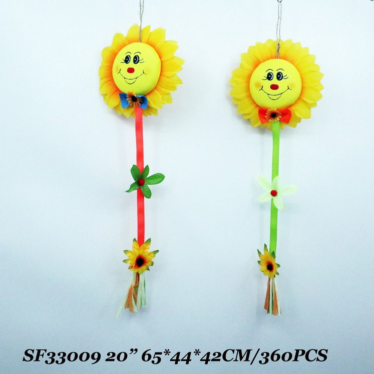 20 Inch Garden Decoration Items Handmade Sunflower Scarecrow Holiday Deor Hanging