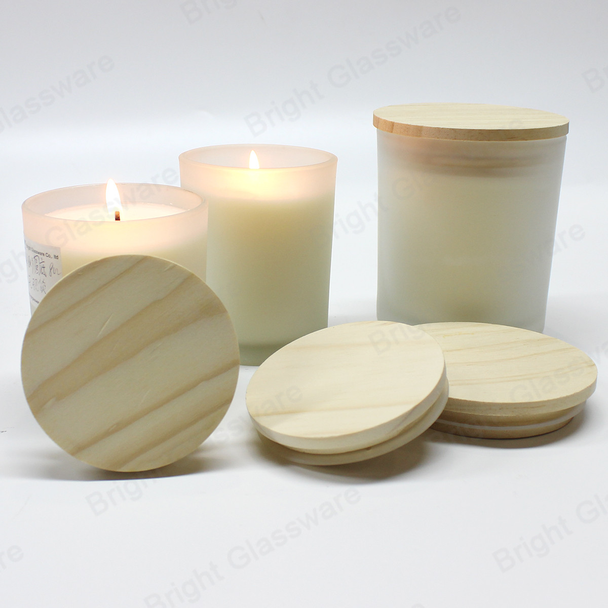 8OZ 10OZ Spray Color Glass Candle Jar