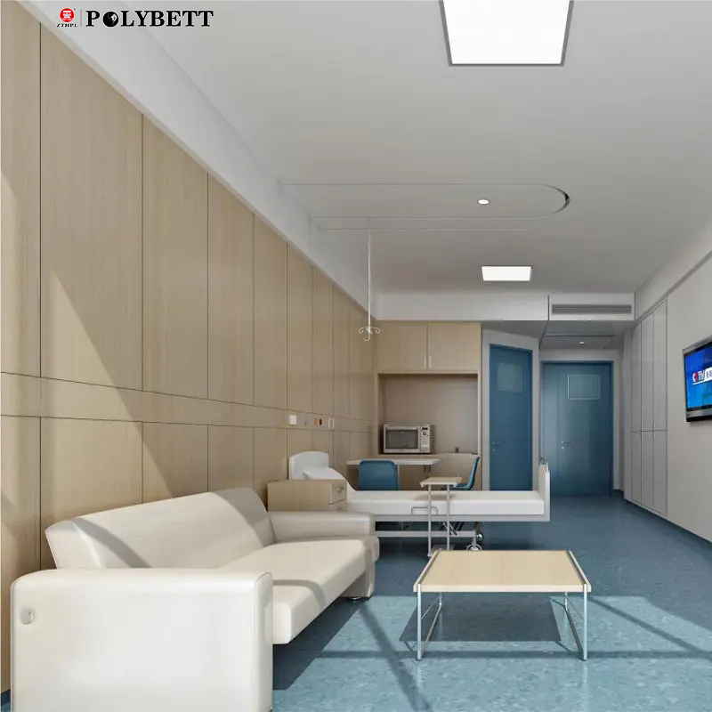 Interior Wall Panel Antibacterial Fire-Retardant Medical-Grade Phenolic Laminate Board for Cleanroom
