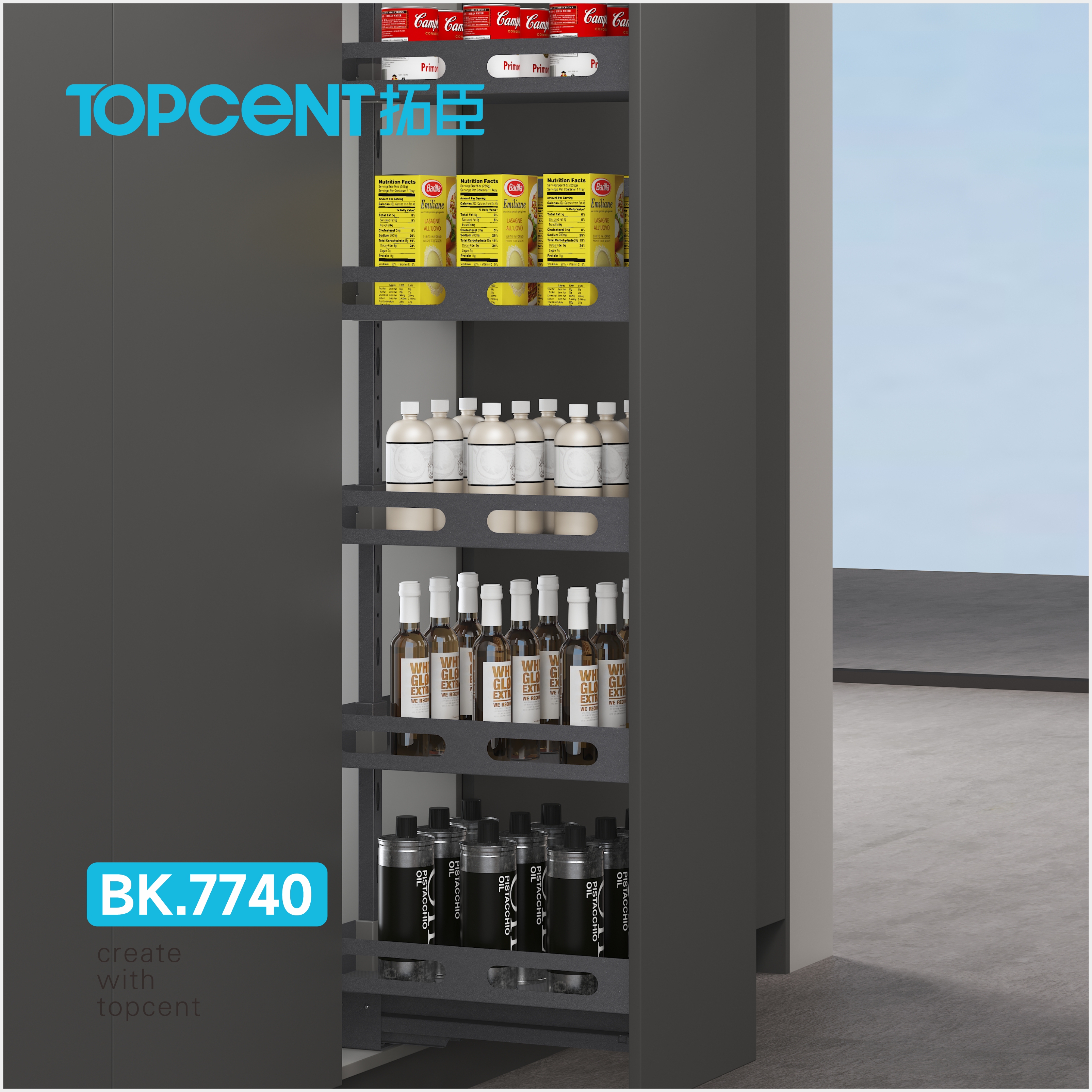 BK.7740 Tall Unit Baskets
