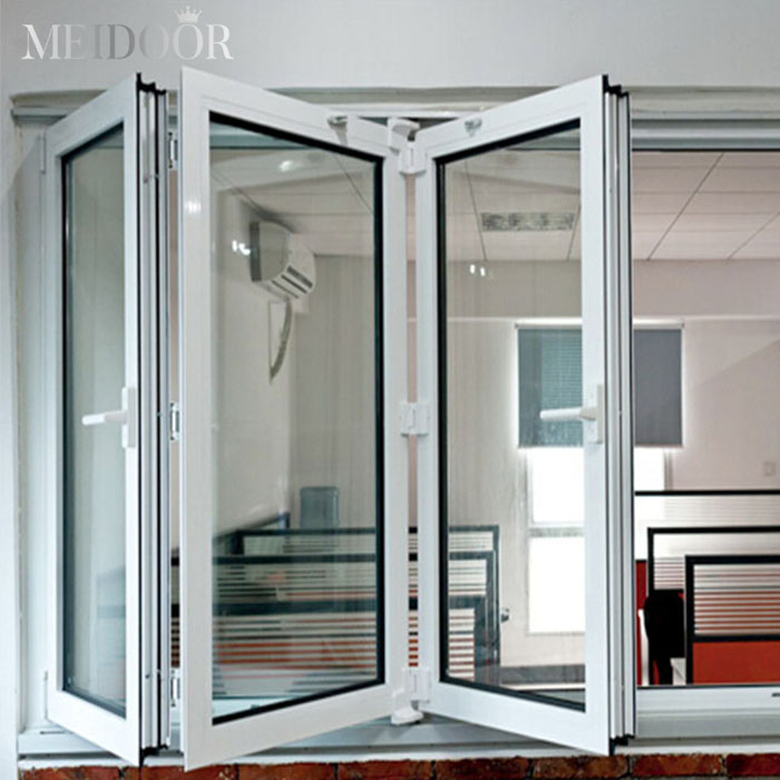 folding french window bi-folding window balcony folding frameless window frameless folding windows
