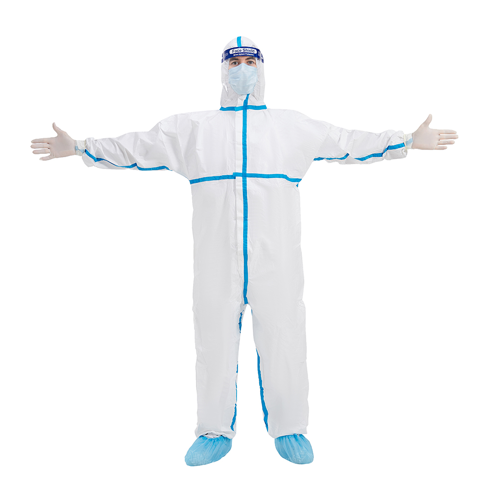 Haixin Health Disposable Taped Microporous Coverall Type 4/5/6 Coverall