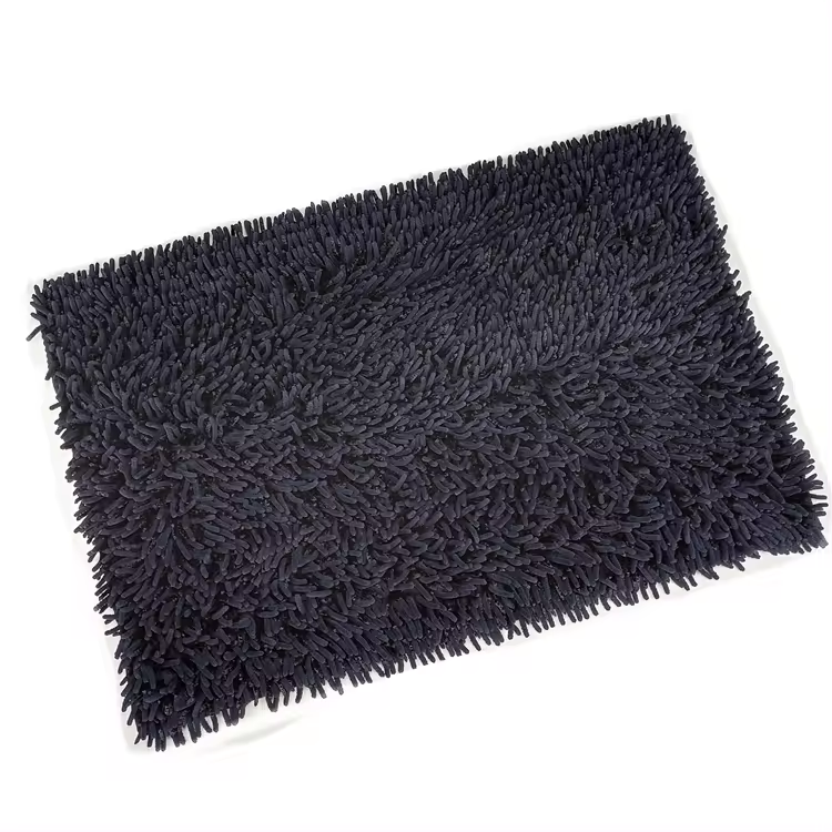 Chenille sequin mat