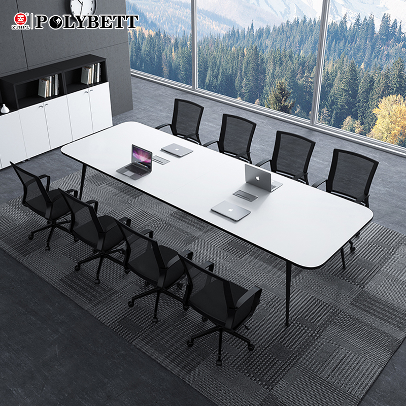 Polybett Anti Bacterial Fireproof Anti Finger Print HPL Tabletop for Office Room