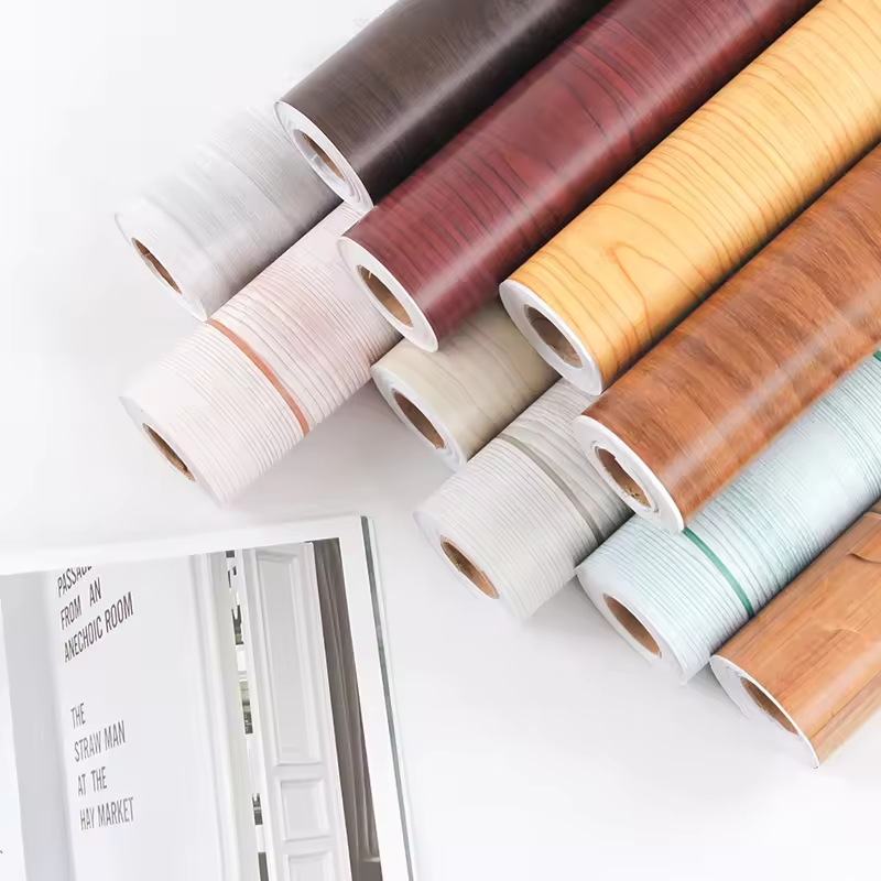 Wood Peel and Stick Wallpaper Removable Rustic Wood Grain Self Adhesive Sticker