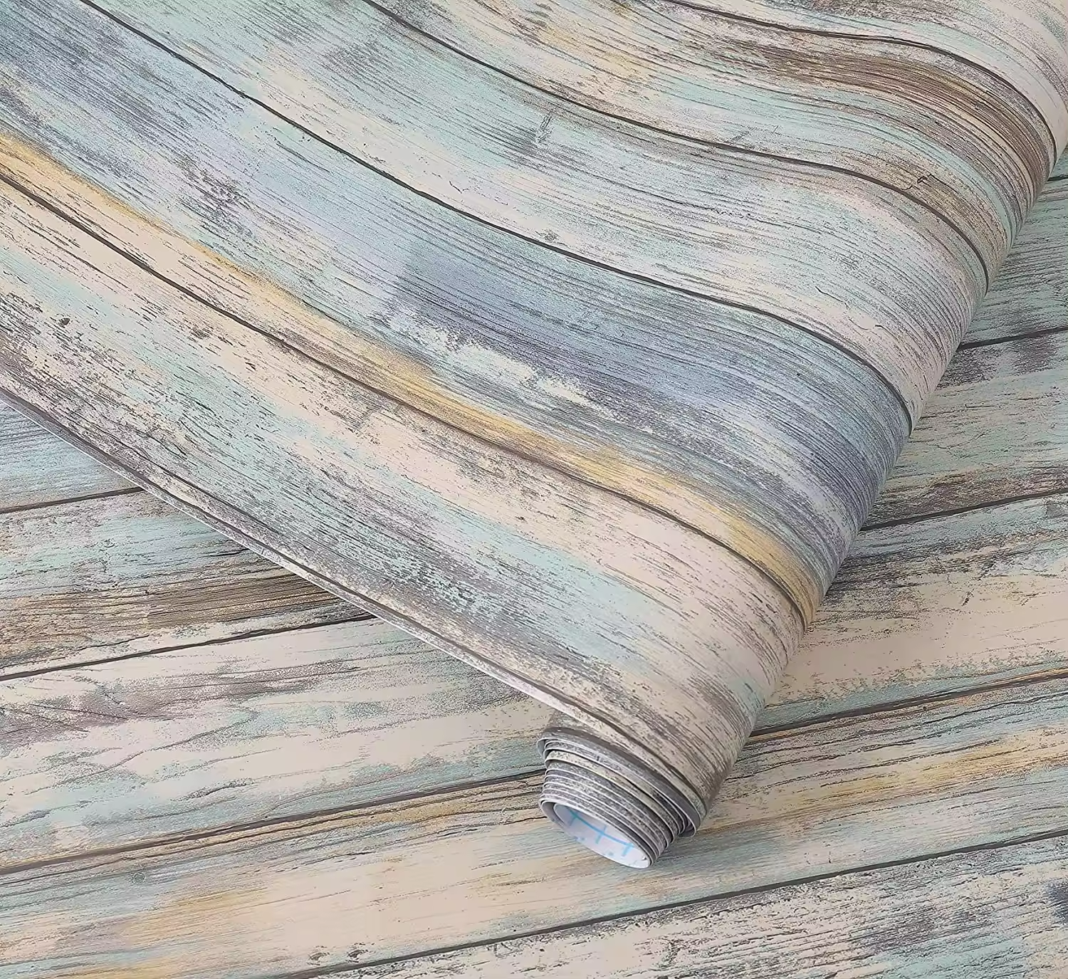 Wood Wallpaper Vintage Peel and Stick Vinyl Wallpaper, Self Adhesive Waterproof Contact Wall Paper
