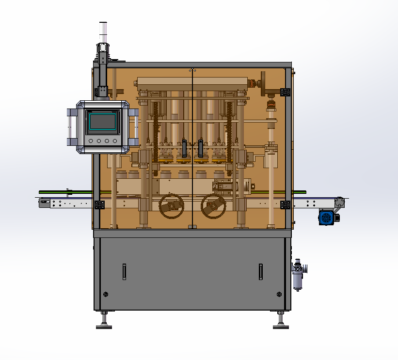 Vacuum and Nitrogen Flashing Sealing Machine