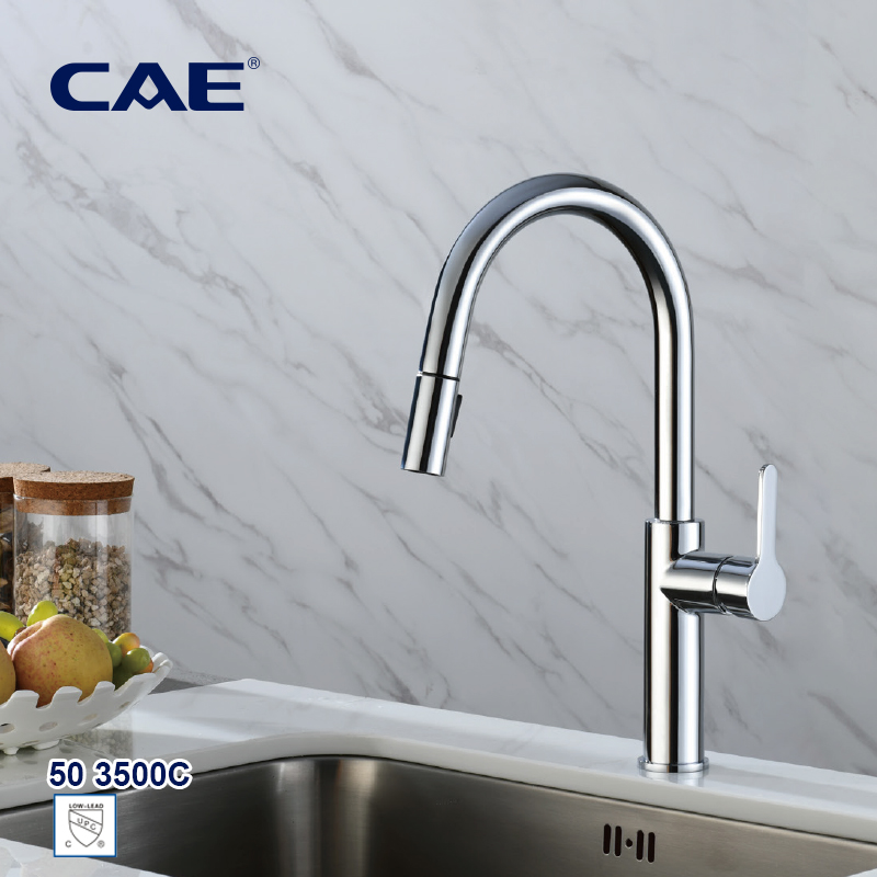 CAE Single-lever pull-down kitchen faucet 50 3500C