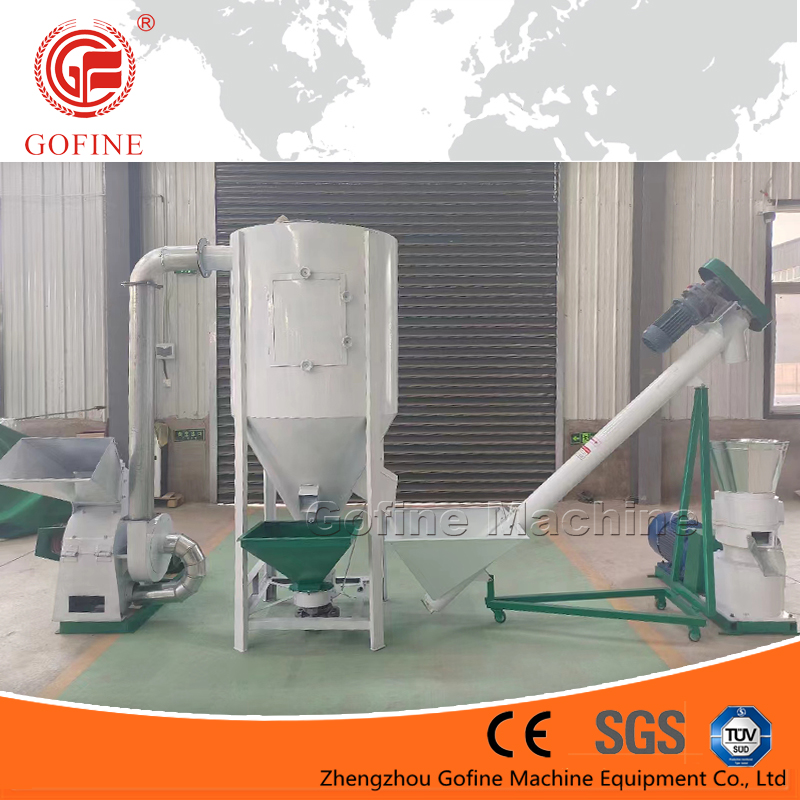 Gofine poultry feed processing plant with feed equipment
