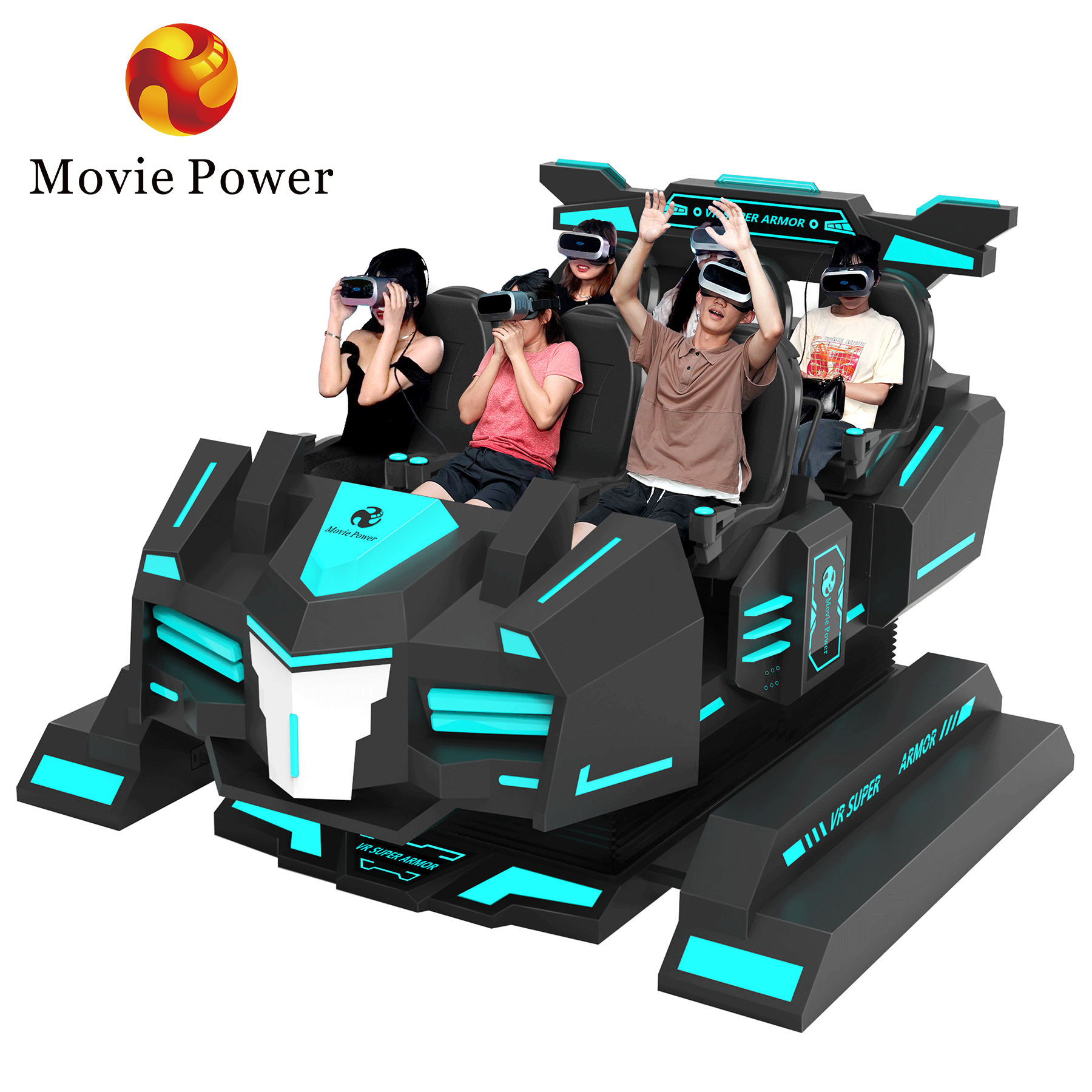 Movie Power VR Super Armor Virtual Reatily Amusement Equipment Business Solutions