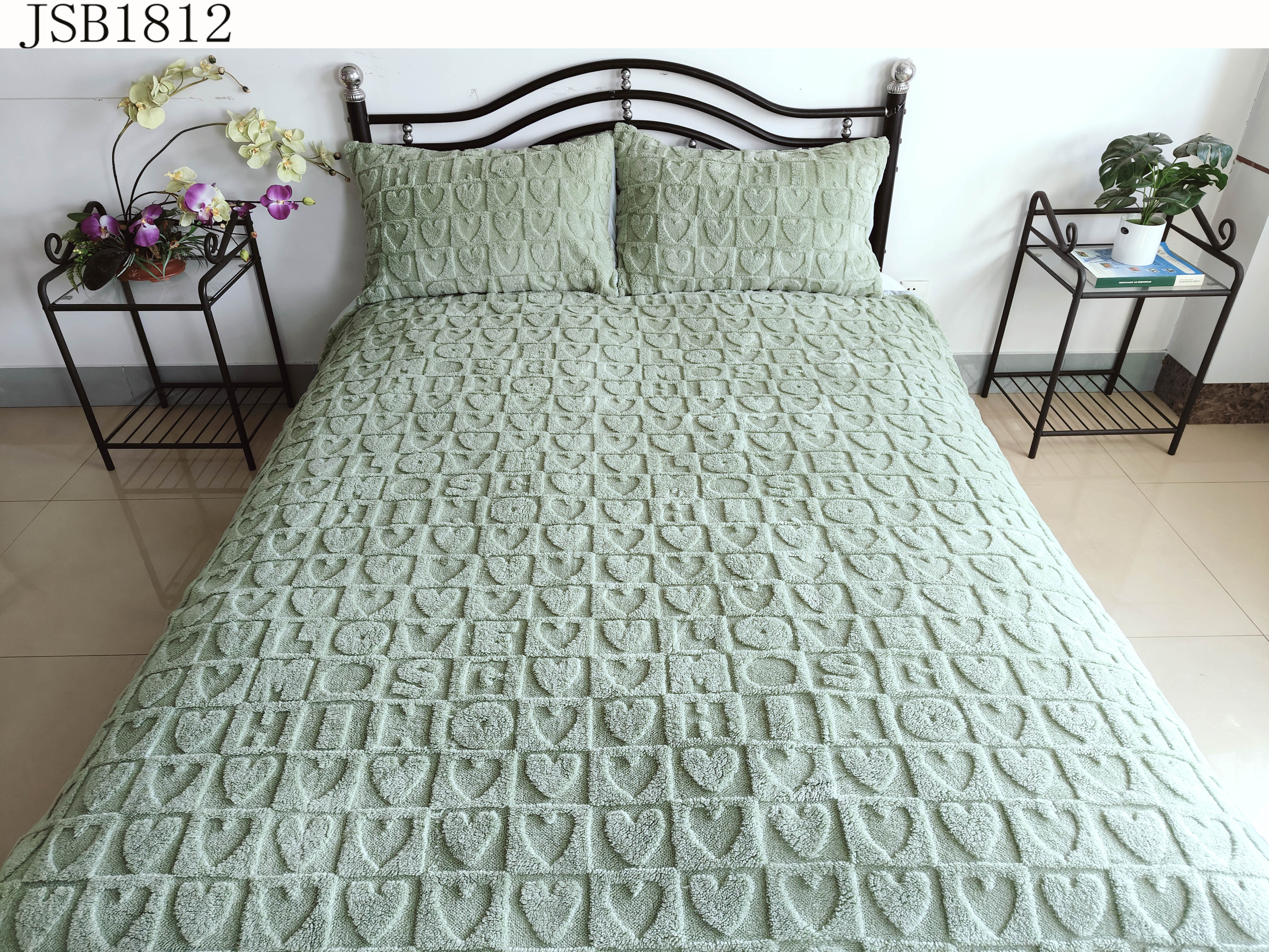 Velvet duvet cover set