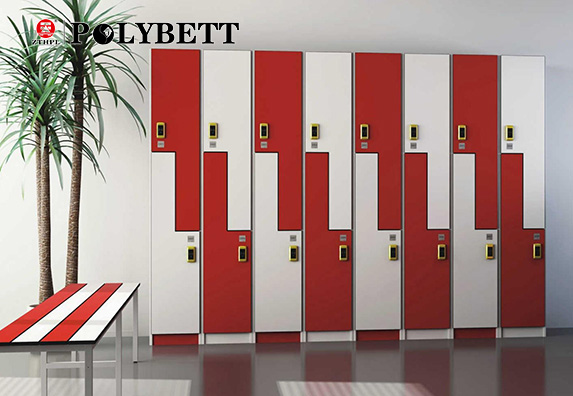 HPL Cabinet Locker phenolic laminate patient storage pin code gym locker / swimming pool locker
