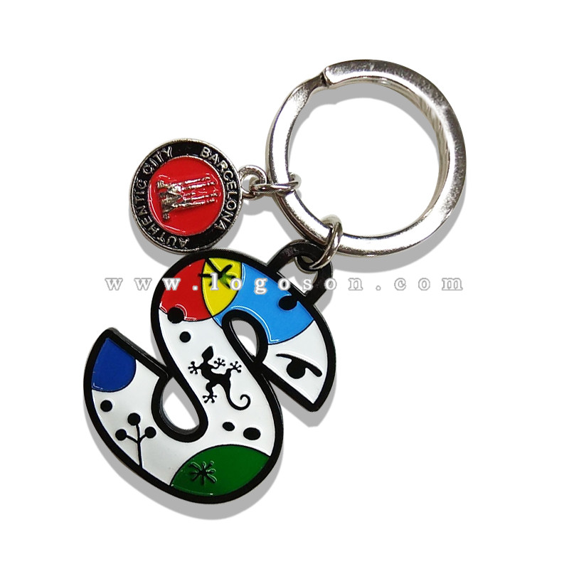 NEW Designs Alphabet Letter(A-Z) Keychains Souvenir OEM Logos