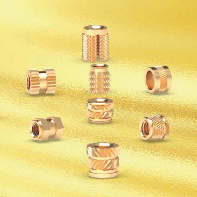 High Precision Brass Threaded Inserts for Plastic Parts