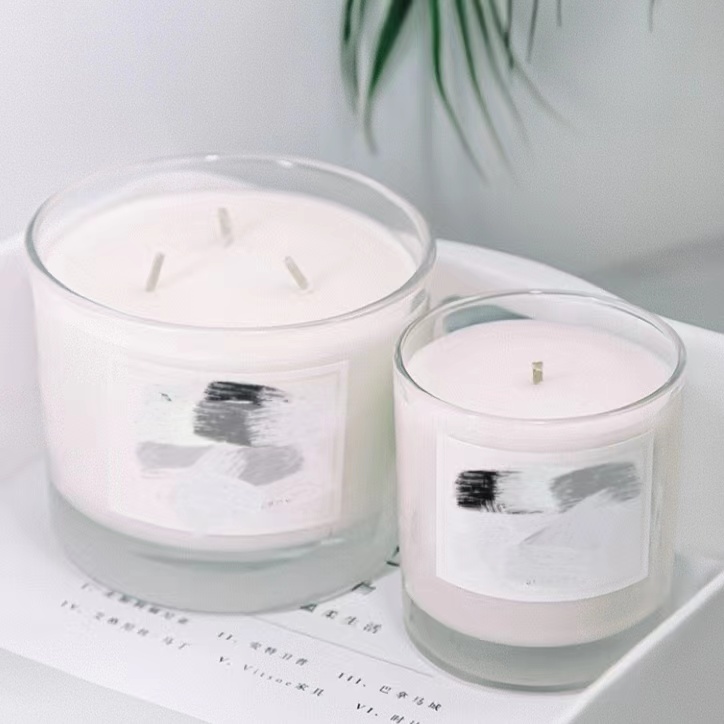 Jar for candle 3 wick candle jars with lid