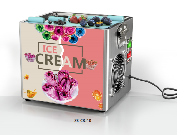 Frying ice machine