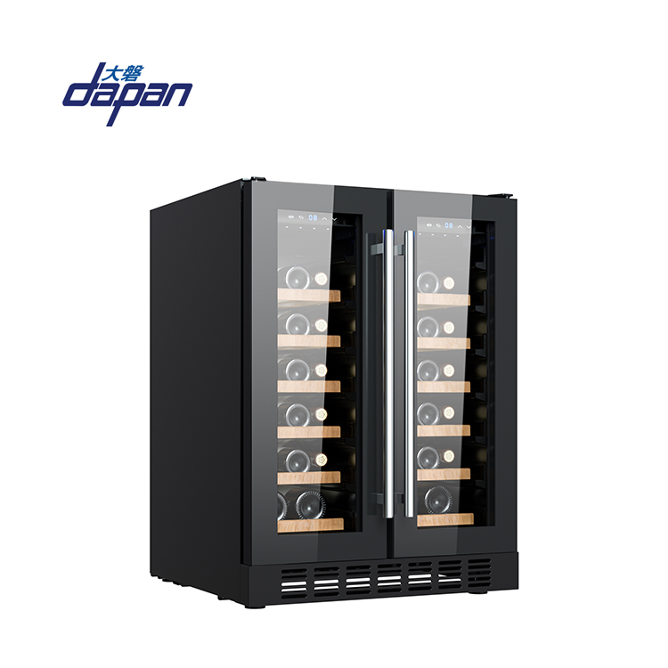 34 bottles side by side wine refrigerator cooler