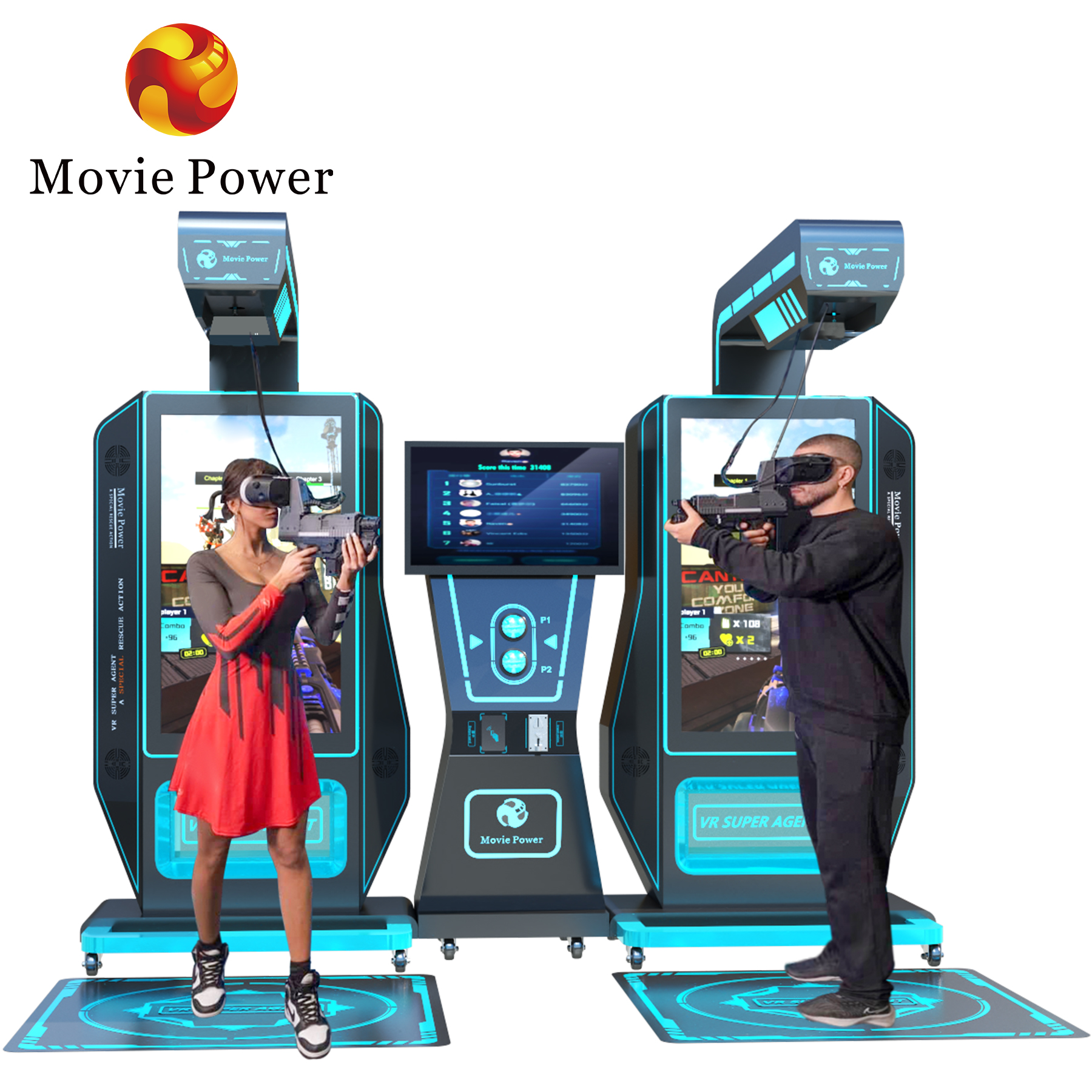 Movie Power VR Super Agent Virtual Reatily Amusement Equipment Business Solutions
