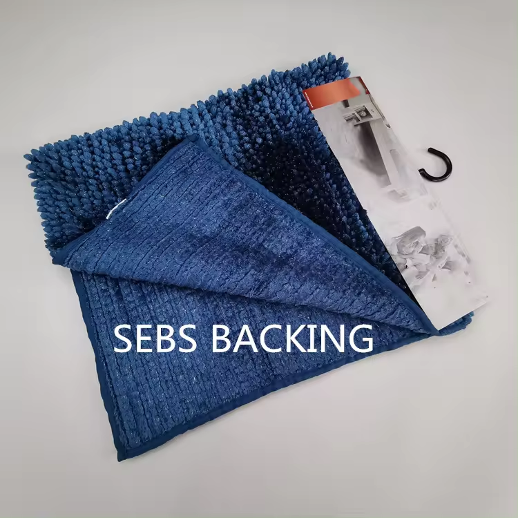 High quality shiny chenille with lurex yarn non-slip bath rugs area mats living room carpets