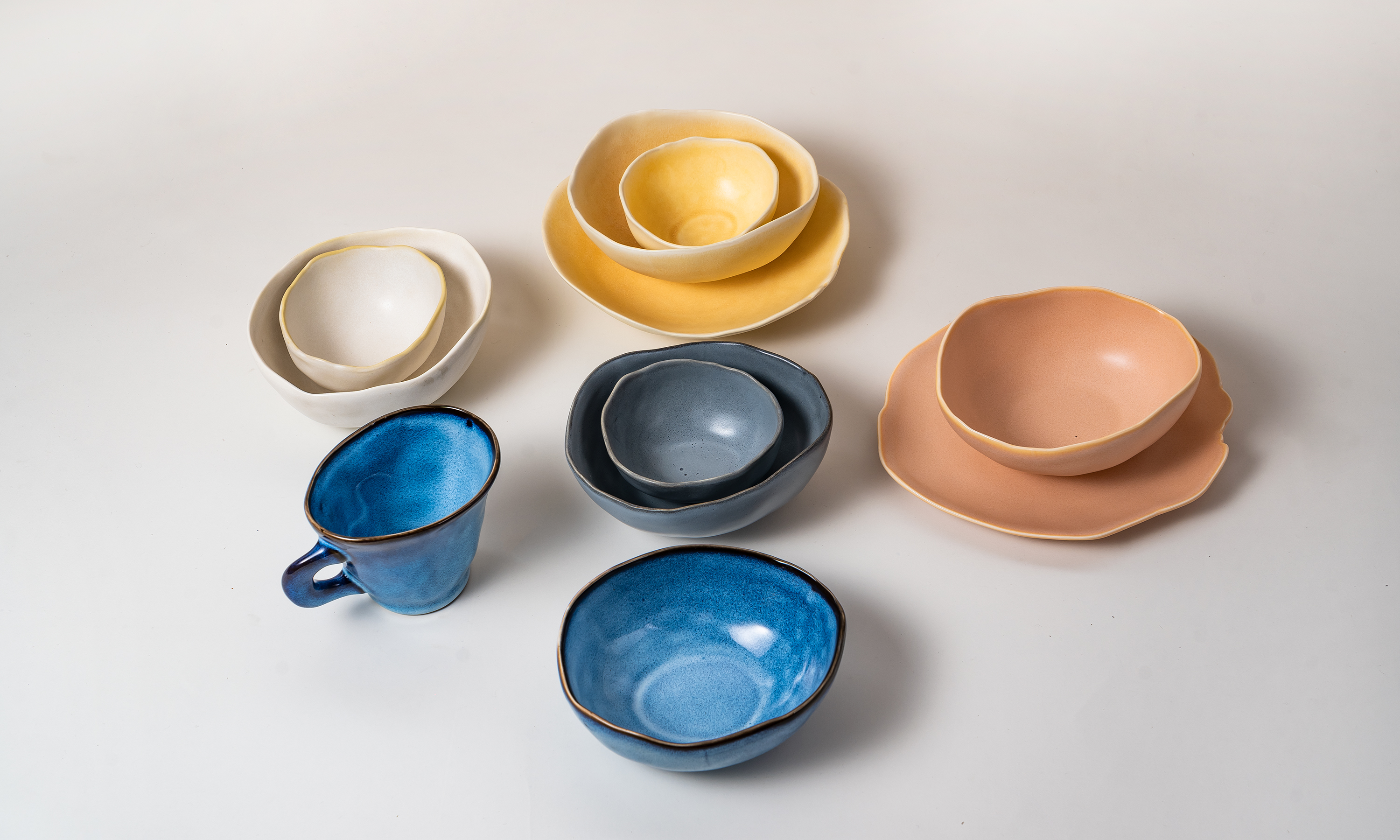 Ceramic Reactive Glaze Stoneware Tableware Set