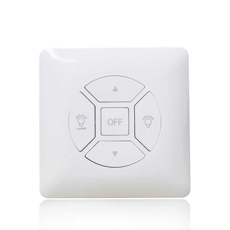 EU Style Remote Control Switch for 2 loads on/off and dimming control