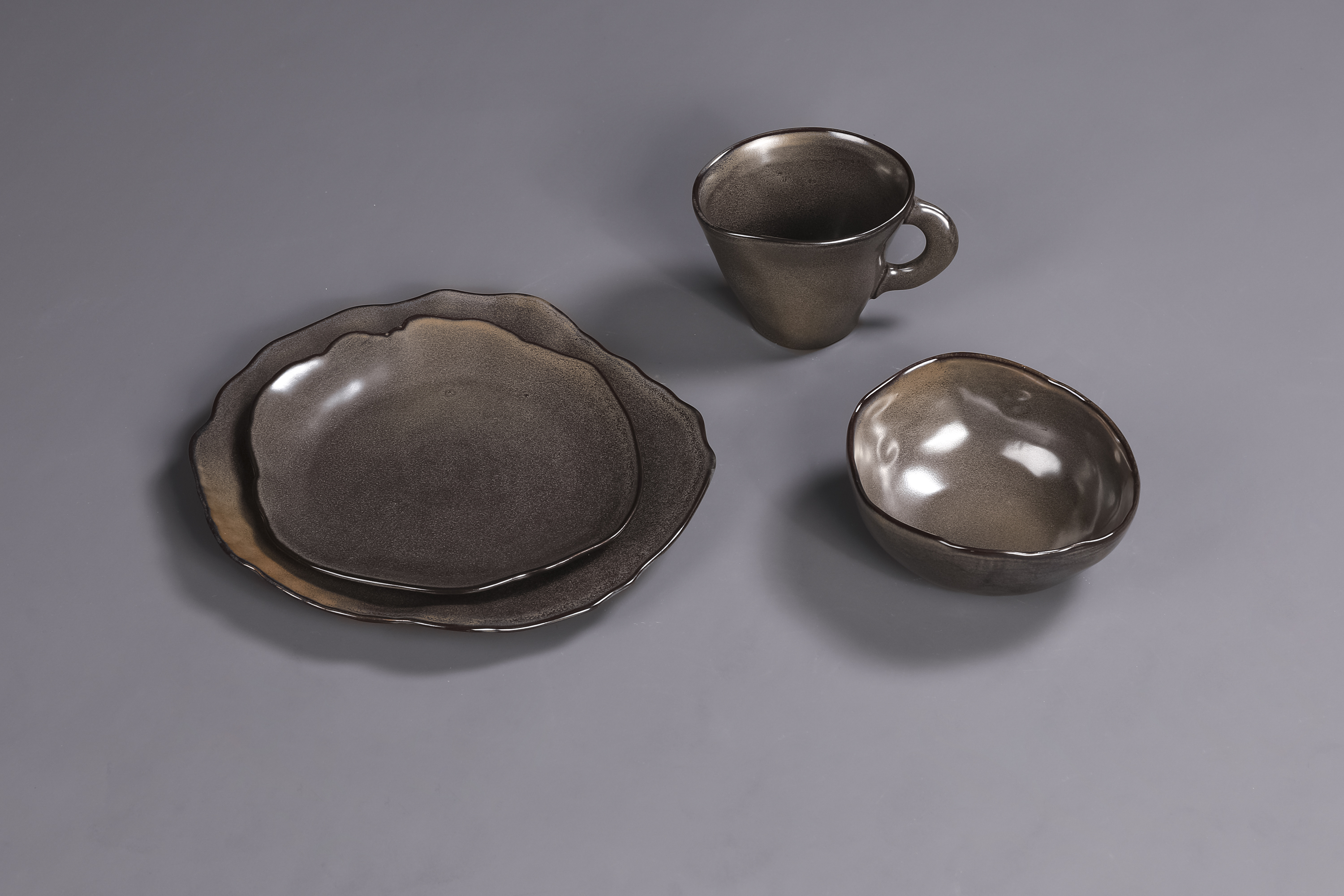 Ceramic Reactive Glaze Stoneware Tableware Set