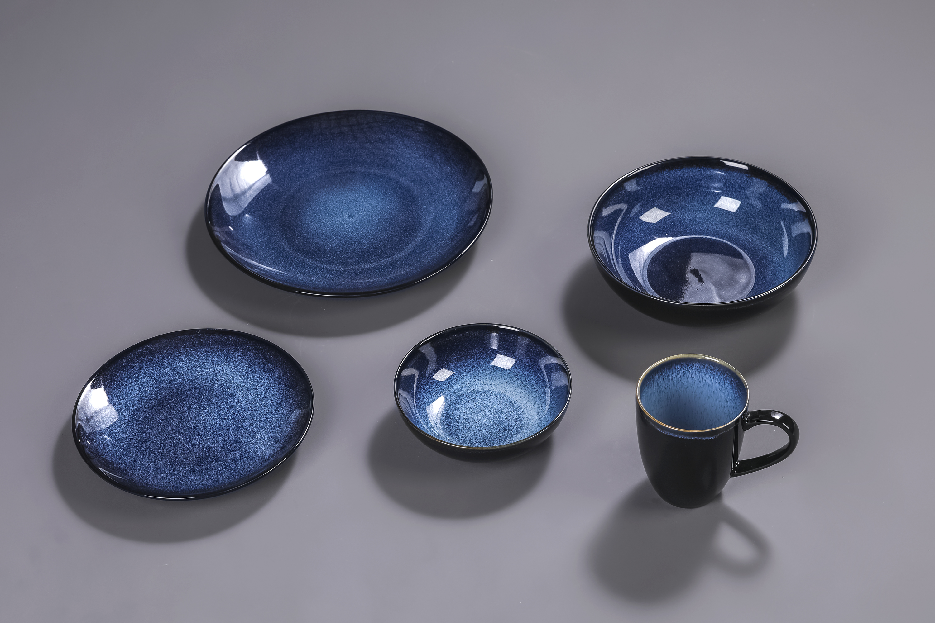 Ceramic Reactive Glaze Stoneware Tableware Set