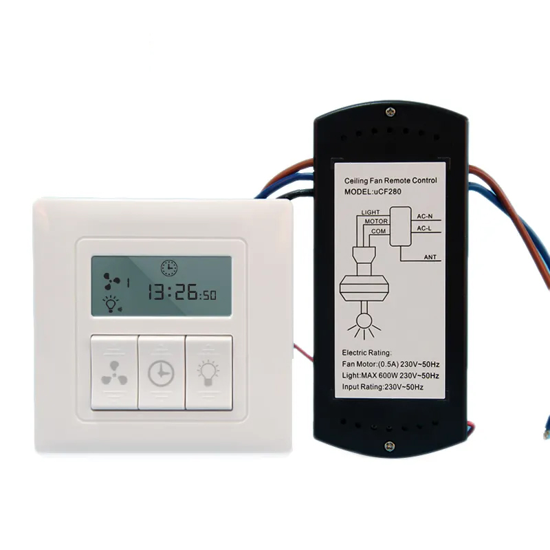 Wi-Fi LCD Ceiling Fan Remote Control