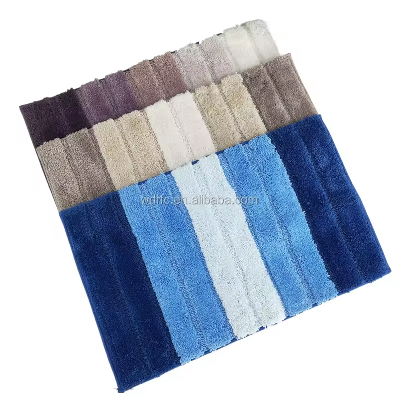 The newest fashion gradient colorful microfiber living room carpet