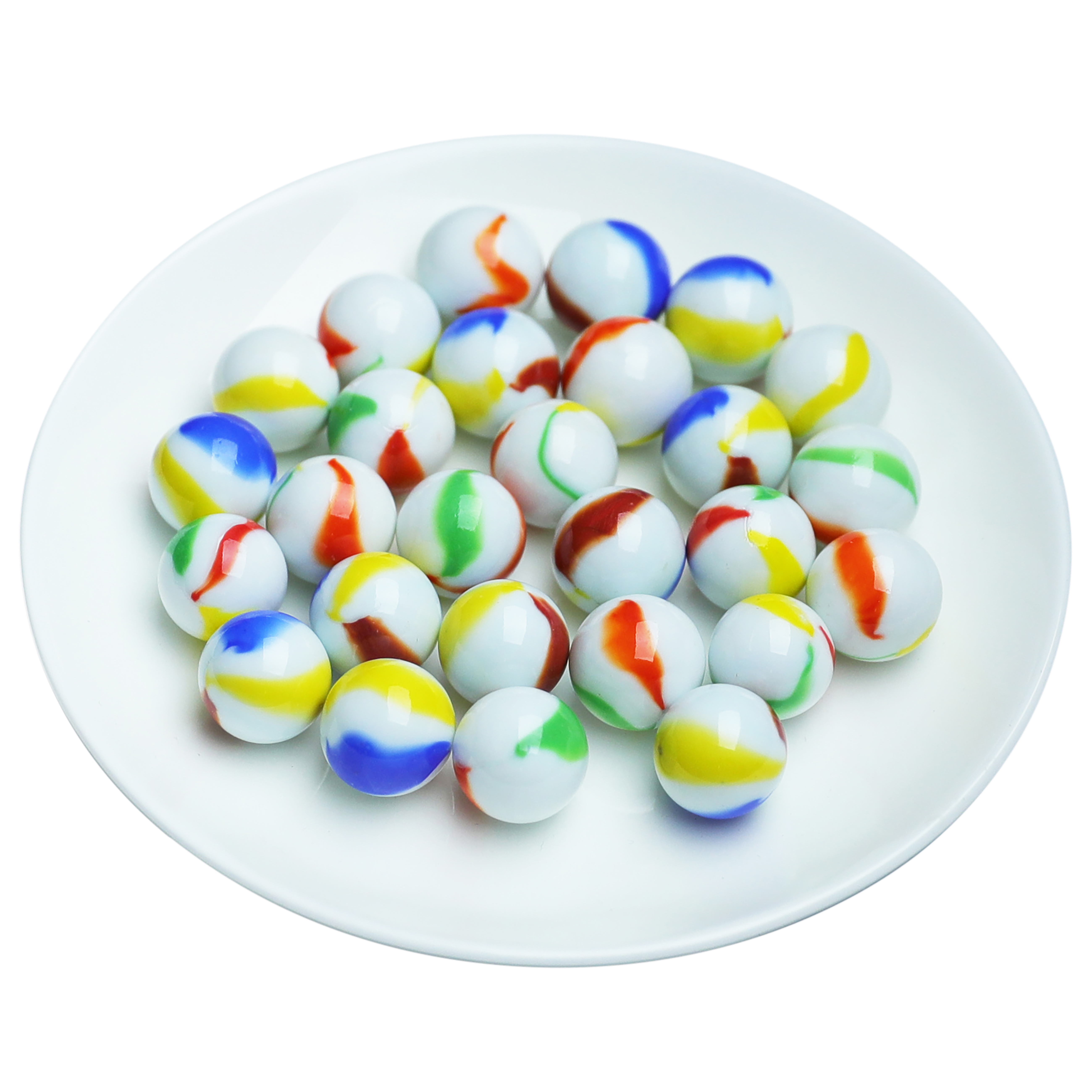 16mm white color glass marble glass marbles